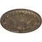 Ekena Millwork Tristan Ceiling Medallion (Fits Canopies up to 6 1/4"), Hnd-Painted Warm Silver, 32 3/8"OD x 3 1/2"P CM32TNWSS - alternate 4